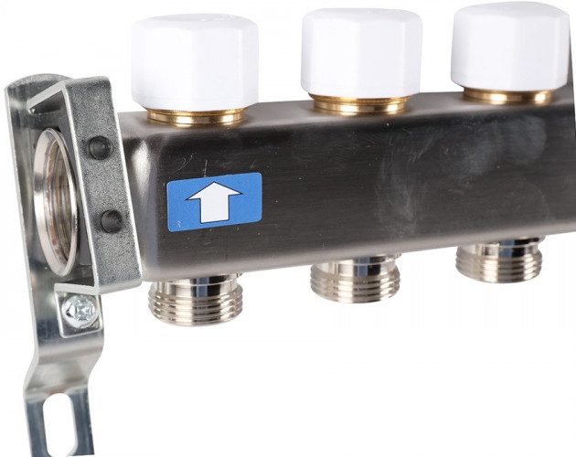 Для отопления Rommer 1"/3/4"x11 с запорными клапанами (RMS-3200-000011)