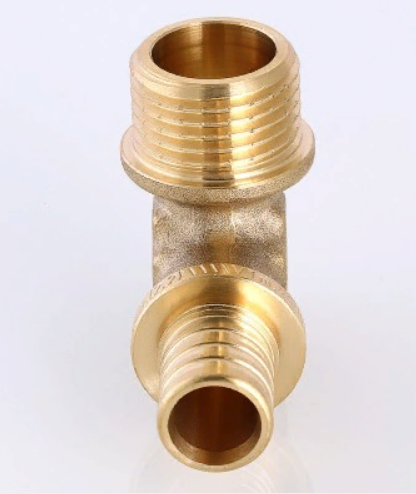 Угольник аксиальный Valtec 20х3/4 VTm.453.BG.002005 с переходом на наружную резьбу