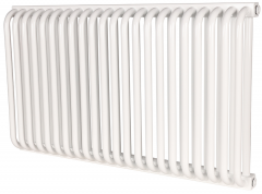 Стальной трубчатый радиатор 2-колончатый Rommer RST 2050/22 боковое подключение RAL9016