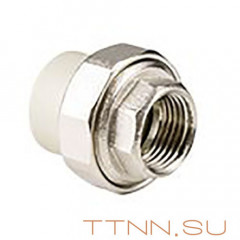 Муфта РосТурПласт комб. разъемная (американка), внутр. резьба 63х2&quot; арт.15806