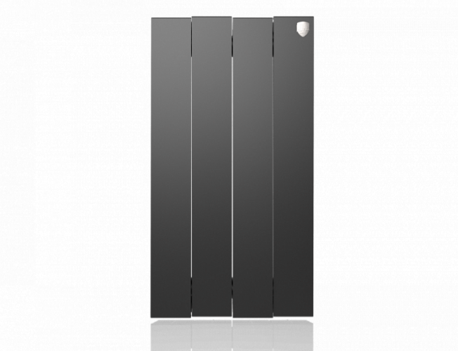 Биметаллический радиатор Royal Thermo Pianoforte 500 VD 4 секц. Noir Sable