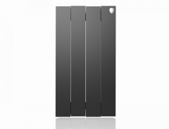 Биметаллический радиатор Royal Thermo Pianoforte 500 VD 4 секц. Noir Sable