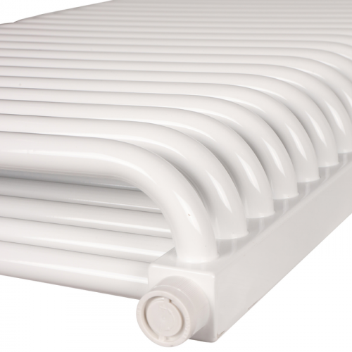 Стальной трубчатый радиатор 2-колончатый Rommer RST 2050/26 нижнее правое подключение RAL9016