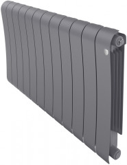 Биметаллический радиатор Royal Thermo Infinity 500 Silver Satin - 12 секц.