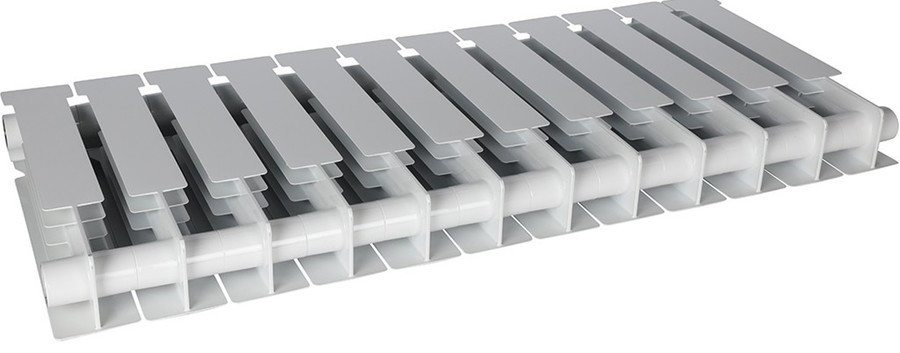 Биметаллический радиатор STOUT ALPHA 350 12 секций (SRB-2310-035012)