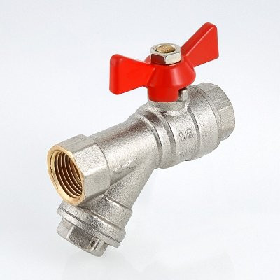Кран шаровый с фильтром Valtec 1/2 VT.293 FF