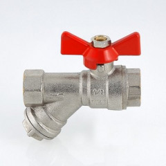 Кран шаровый с фильтром Valtec 1/2 VT.293 FF