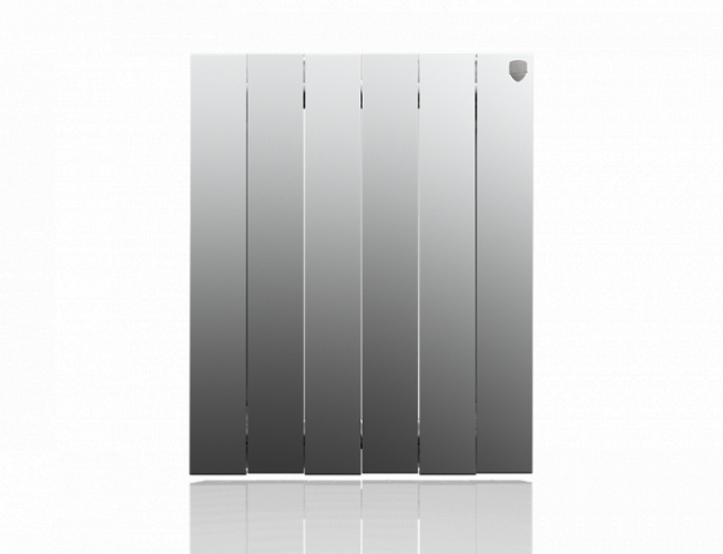 Биметаллический радиатор Royal Thermo Pianoforte 500 VD 6 секц. Silver Satin