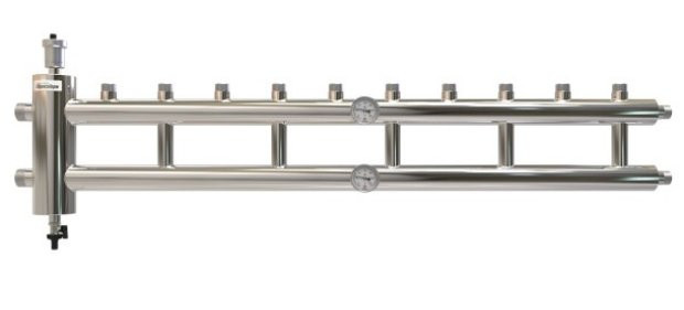 Распределительный коллектор с гидрострелкой GSK40-5.1 120 кВт 5+1 контур