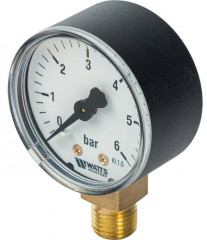 Манометр радиальный Watts F+R200 (MDR) 50/ 6x1/4"
