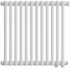 Стальной трубчатый радиатор 2-колончатый Royal Thermo Shift R22 VC2050 - 12 секц. RAL9016, нижнее 1/2