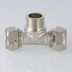 Фитинг обжимной тройник VALTEC VTm.333.N.260526 26x3/4&quot;x26