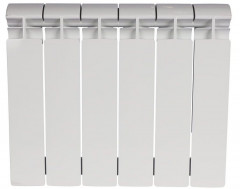 Биметаллический радиатор STOUT ALPHA 350 6 секций (SRB-2310-035006)