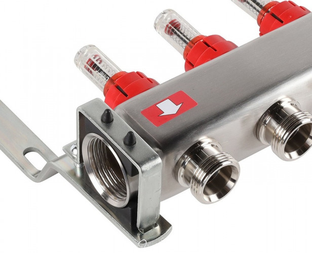 Для отопления Rommer 1"/3/4"x12 с расходомерами (RMS-1201-000012)