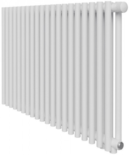 Стальной трубчатый радиатор 2-колончатый Royal Thermo Shift R22 VC2050 - 16 секц. RAL9016, нижнее 1/2