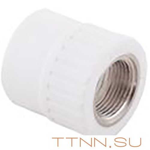 Муфта РосТурПласт PN25 комбинированная, внутр. резьба 20х1/2" арт.10652