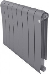 Биметаллический радиатор Royal Thermo Infinity 500 Silver Satin - 8 секц.