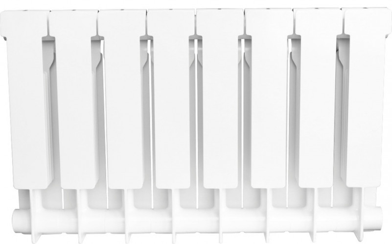 Биметаллический радиатор STOUT ALPHA 350 8 секций (SRB-2310-035008)