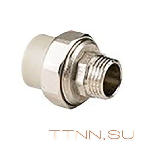 Муфта РосТурПласт комб. разъемная (американка), наруж. резьба 32х1" арт.15521