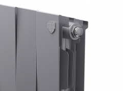 Биметаллический радиатор Royal Thermo Piano Forte 200 /Silver Satin 14 секц.