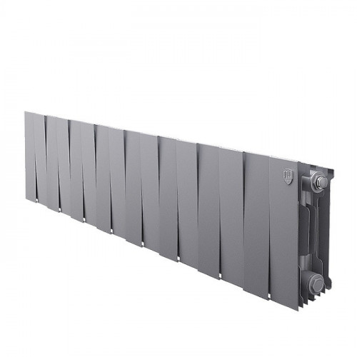 Биметаллический радиатор Royal Thermo Piano Forte 200 /Silver Satin 16 секц.