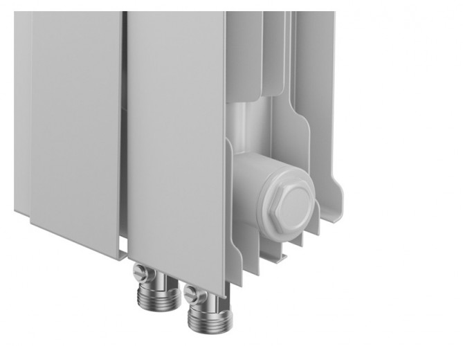 Биметаллический радиатор Royal Thermo Pianoforte 500 VDR 12 секц. Bianco Traffico