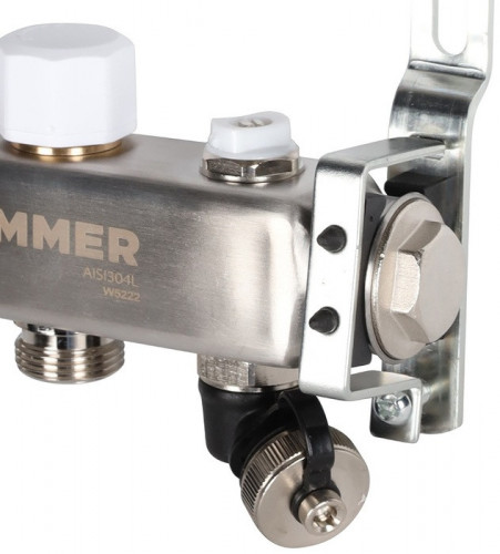 Для отопления Rommer 1"/3/4"x2 с запорными клапанами (RMS-3201-000002)
