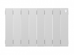Биметаллический радиатор Royal Thermo Piano Forte 300 /Bianco Traffico 8 секц.