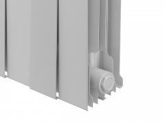 Биметаллический радиатор Royal Thermo Piano Forte 300 /Bianco Traffico 8 секц.