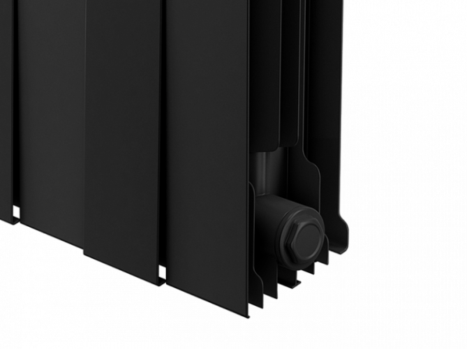 Биметаллический радиатор Royal Thermo Piano Forte 300 /Noir Sable 16 секц.