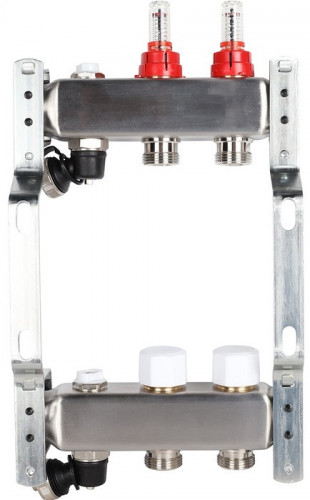 Для отопления Rommer 1"/3/4"x2 с расходомерами (RMS-1201-000002)
