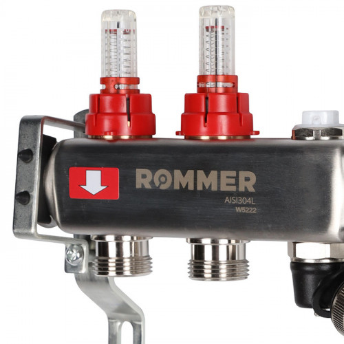 Для отопления Rommer 1"/3/4"x2 с расходомерами (RMS-1201-000002)