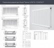 Стальной панельный радиатор Тип 11 Royal Thermo VENTIL COMPACT 11-300-500