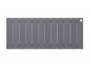 Биметаллический радиатор Royal Thermo Piano Forte 300 /Silver Satin 12 секц.