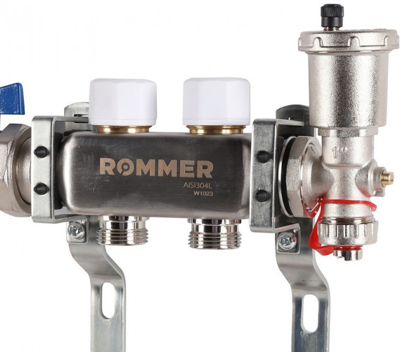Для отопления Rommer 1"/3/4"x2 с расходомерами (RMS-1210-000002)