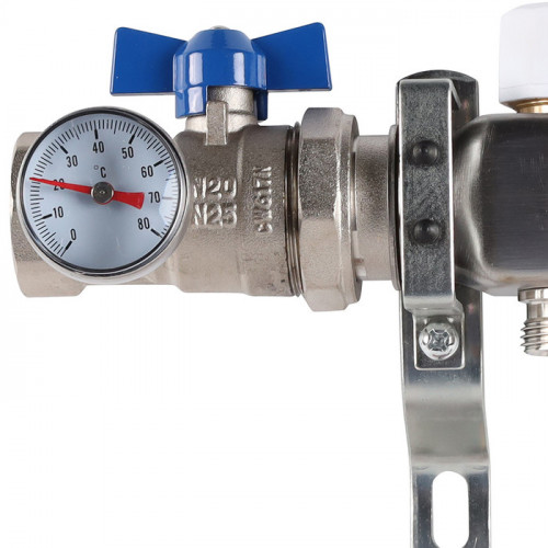 Для отопления Rommer 1"/3/4"x2 с расходомерами (RMS-1210-000002)