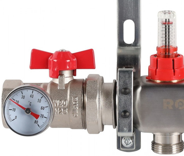 Для отопления Rommer 1"/3/4"x2 с расходомерами (RMS-1210-000002)