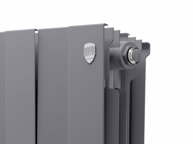 Биметаллический радиатор Royal Thermo Piano Forte 300 /Silver Satin 16 секц.