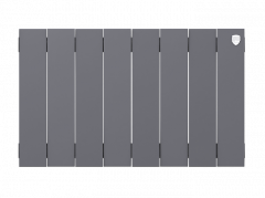 Биметаллический радиатор Royal Thermo Piano Forte 300 /Silver Satin 8 секц.