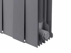 Биметаллический радиатор Royal Thermo Piano Forte 300 /Silver Satin 8 секц.