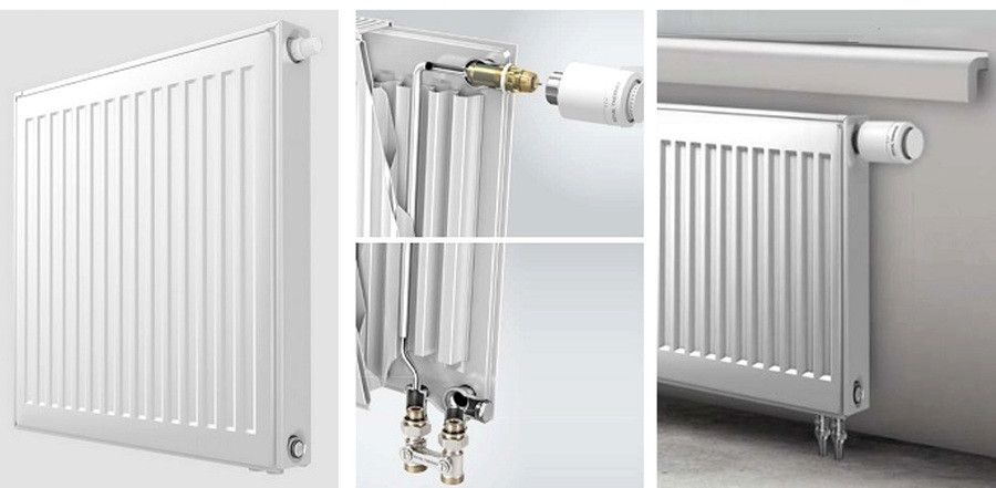 Стальной панельный радиатор Тип 33 Royal Thermo COMPACT C33-450-2100 RAL9016