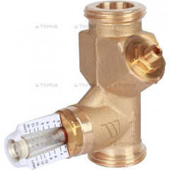 Балансировочный вентиль Watts НP SRV-AG20 с расходомером(1.4-36л/м)
