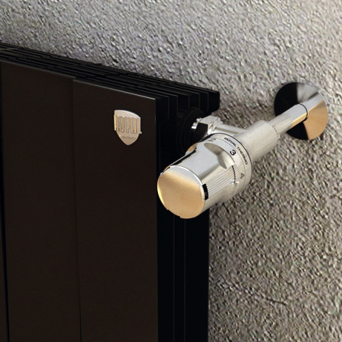 Биметаллический радиатор Royal Thermo Piano Forte 500 Noir Sable 10 секц.