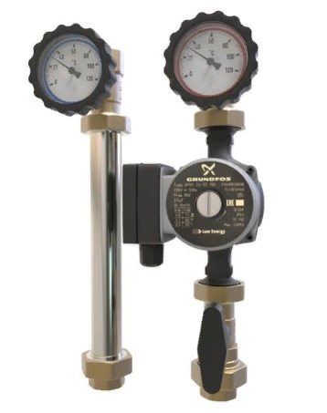 Насосная группа ПроксиТерм 1 прямая без насоса DK DN25 PRO