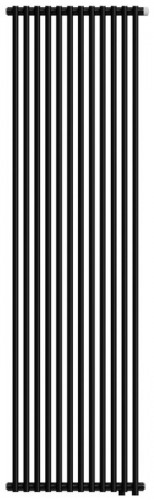 Стальной трубчатый радиатор 2-колончатый Royal Thermo Shift R22 VC2180 - 12 секц. RAL9005m, нижнее 1/2