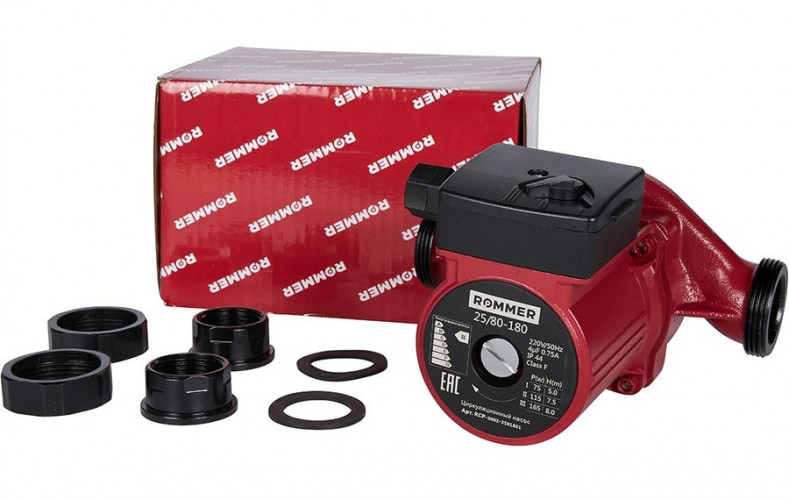 Насос для отопления Rommer 25/80-180