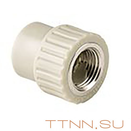 Муфта РосТурПласт PN25 комбинированная, внутр. резьба 50х1 1/2" арт.10941