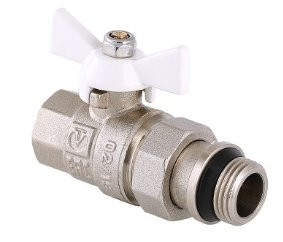Кран шаровой Valtec 3/4 с накидной гайкой VT.227.NRW.05