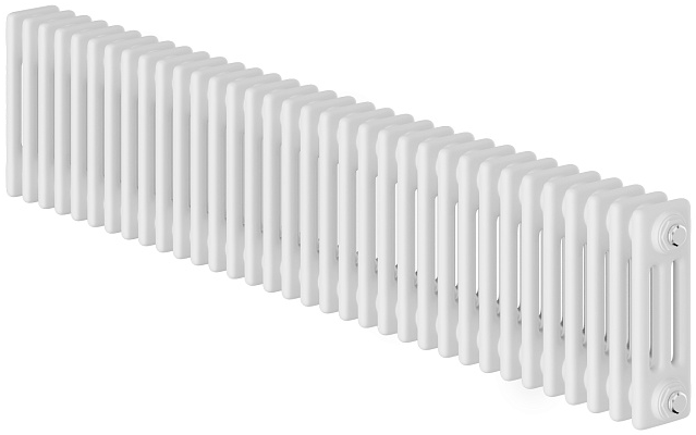 Стальной трубчатый радиатор 3-колончатый Royal Thermo Insignia C3030 - 34 секц. RAL9016, боковое 1/2