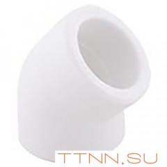 Угольник РосТурПласт PN25 45° внутр/внутр 40 арт.10827